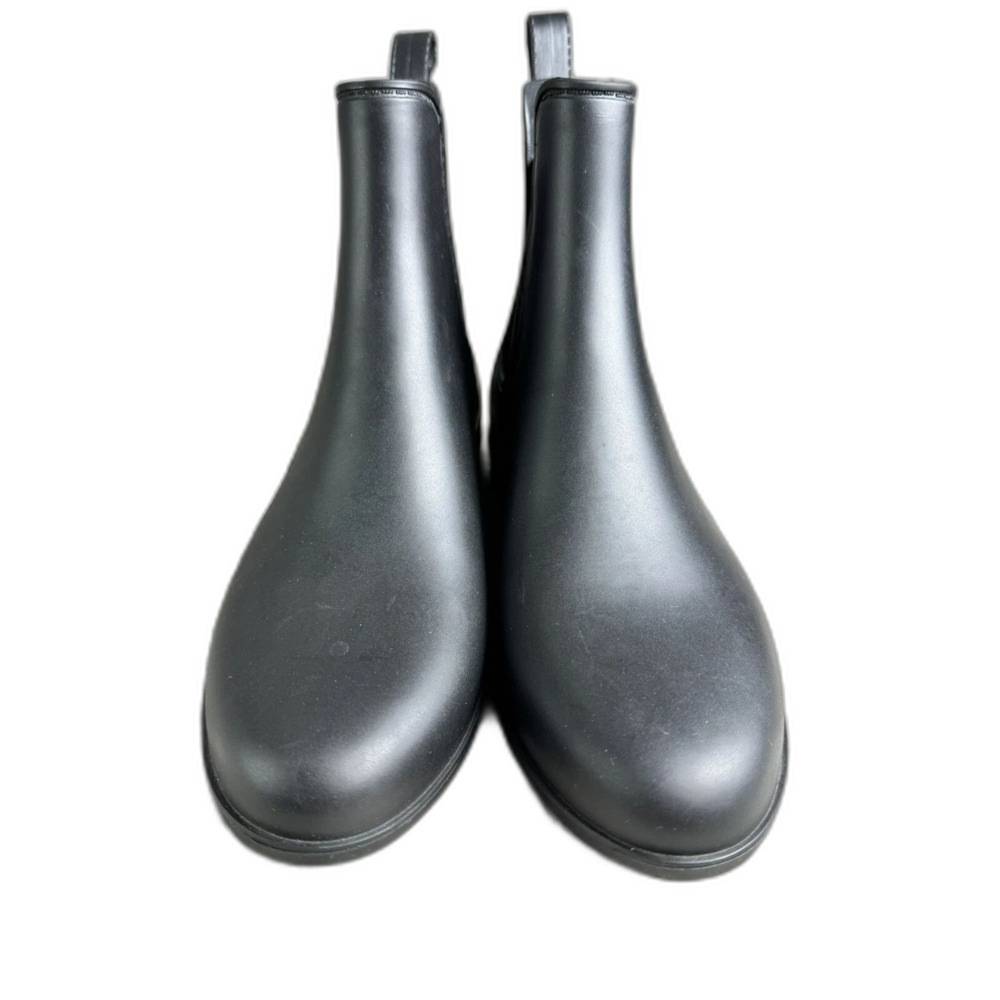 Sam Edelman Tinsley Rain Boots Womens US 7 Black Rubber Outdoor Pull on cropped - Picture 2 of 8